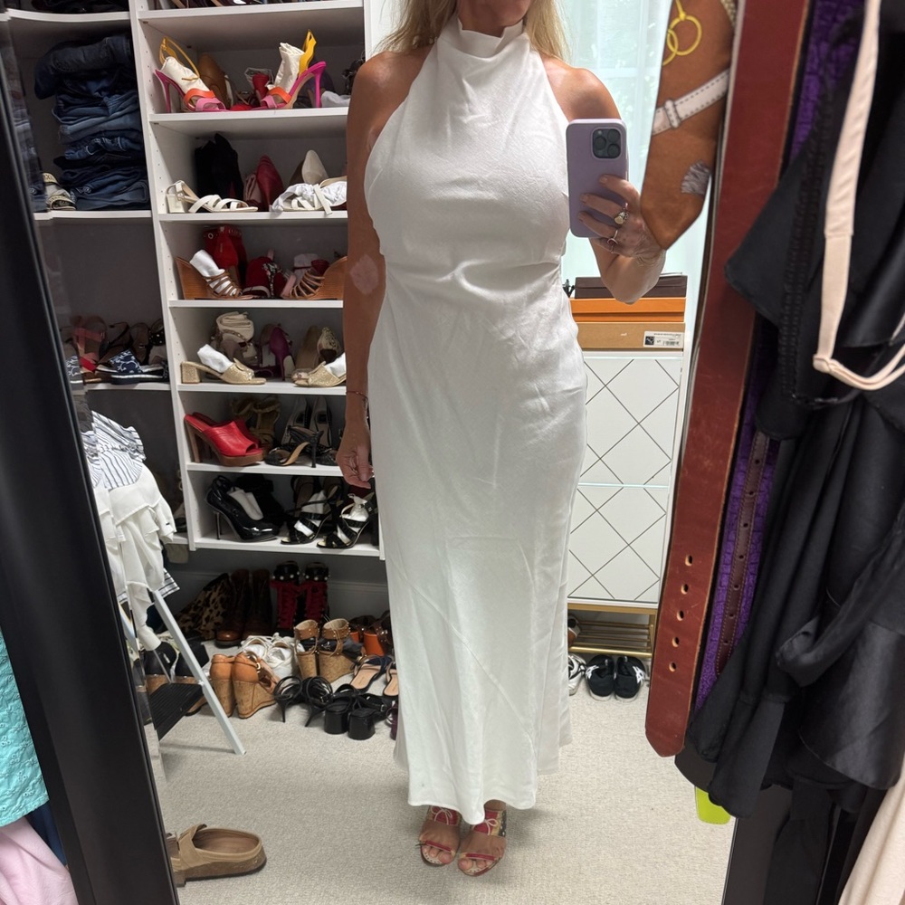Reformation Classic White Dress